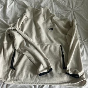 Northface cream colored pullover